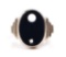 14k White Gold and Onyx Ring