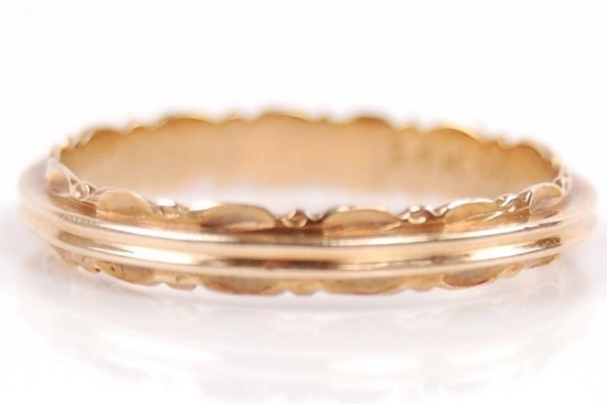 14k Yellow Gold Band