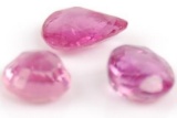 Lot of 3: Unmounted Rubies
