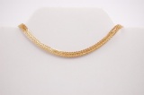 14k Yellow Gold Chain Bracelet