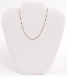 14k Yellow Gold S-Link Chain Necklace