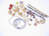 Gold and Stones Jewelry Collection : Red Hats and Rhinestones
