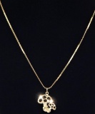 14k Yellow Gold S-Link Chain Necklace + 