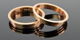 14k Pair of Rose Gold Bands