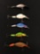 Five sparkle tail fishing Lures