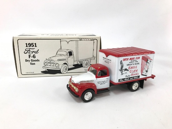 First gear limited edition Wright & McGill 1951 ford F-6 diecast delivery truck