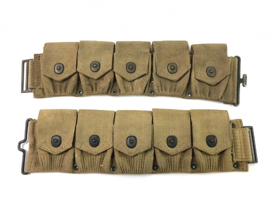 World War I US army ammo pouches