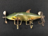Vintage tropical floater fishing lure