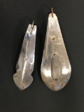 Two deep diving spoon lures