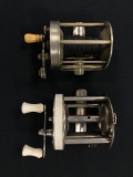 Two vintage South Bend fishing reels
