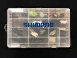 Shimano tacklebox with rubber lures
