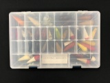 Plano tackle box with casting weights