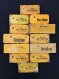 Box lot of empty vintage South Bend fish lure boxes