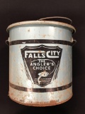 Vintage Falls city minnow bucket