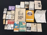 Lot of vintage fishing related reading material