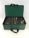Large group of lures with case