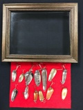Case with 13 spoon lures