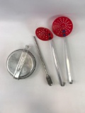 Mess kit with 2 ladle strainers and more