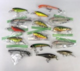 Group of large fishing lures