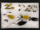 Case with vintage Lures