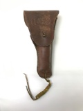 World War II US army leather revolver holster