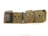 World War 1 U.S. Army model 1918 Bar rifleman ammo belt