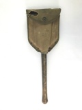 World War II US Army field shovel and pouch