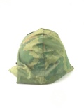 US Army helmet with camouflage cover