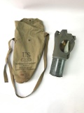 US Army noncombatant M1A2 gas mask with bag