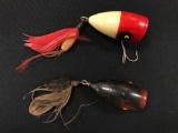Two South Bend plunk Areno fishing Lures