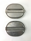 Group of two US army mess kit With utensils