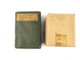 US army Signal light and message bag with original boxes