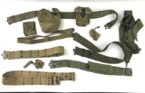 Group of US Army belts and others