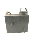 US Army portable water tank with strap