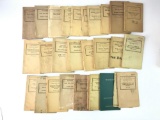 Group of world war two US Army war Department field manual?s
