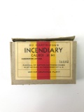 Full box of US Army M1 .30 caliber incendiary ammunition