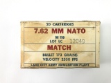 Full box of US Army 7.62 mm NATO ammunition