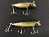 Two vintage South bend bass obite fishing Lures