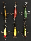 Vintage south bend under water minnow fishing Lures