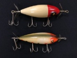 Two vintage South Bend surf oreno fishing Lures