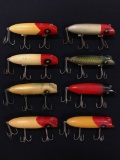Eight vintage South Bend bass oreno fishing Lures