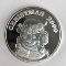Christmas 2000 one troy ounce fine silver round