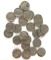 Group of 25 buffalo nickels