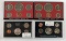Group of four United States coin proof sets
