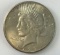 1927-P peace silver dollar