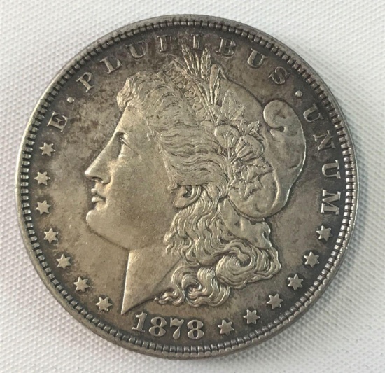 1878-P Morgan silver dollar