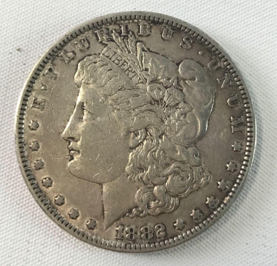 1882-P Morgan silver dollar