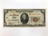 Series 1929 federal reserve bank of Chicago Illinois $20 note