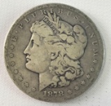 1878 cc Morgan silver dollar