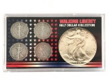 Walking liberty silver half dollar collection